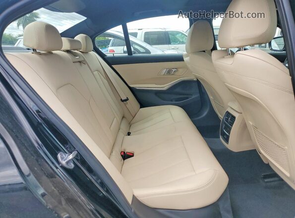 3MW5R1J01M8B94868 2021 BMW 3 SERIES Black Հետևի նստատեղերի տեսք