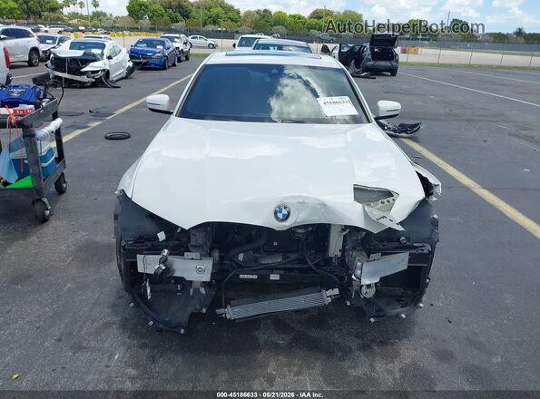 3MW5R1J02N8C57235 2022 BMW 3 SERIES Белый Вид задней части салона