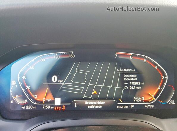 3MW5R1J02N8C63844 2022 BMW 7 SERIES Черный 
