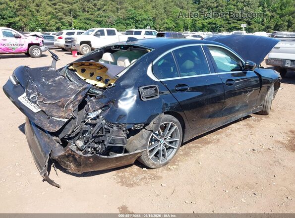 3MW5R1J04L8B20617 2020 BMW 3 SERIES Black Rear right