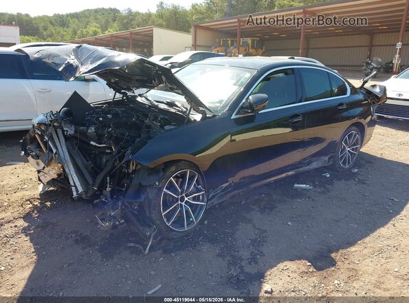 3MW5R1J04L8B20617 2020 BMW 3 SERIES Black Front left