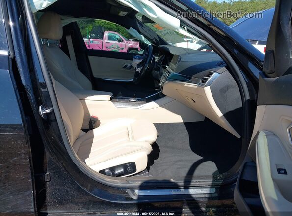 3MW5R1J04L8B20617 2020 BMW 3 SERIES Black Front interior view