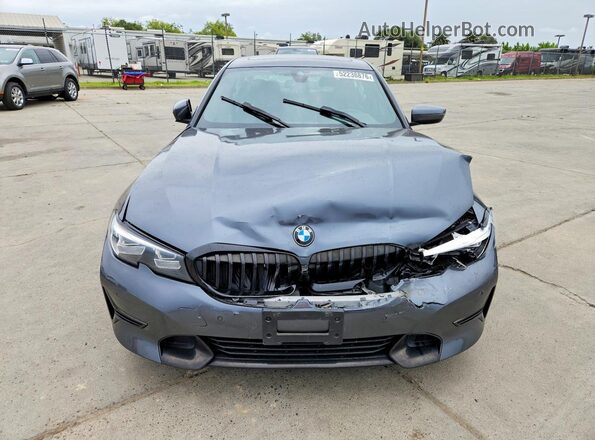 3MW5R1J04L8B29236 2020 BMW 3 SERIES Gray Դիմացի տեսք