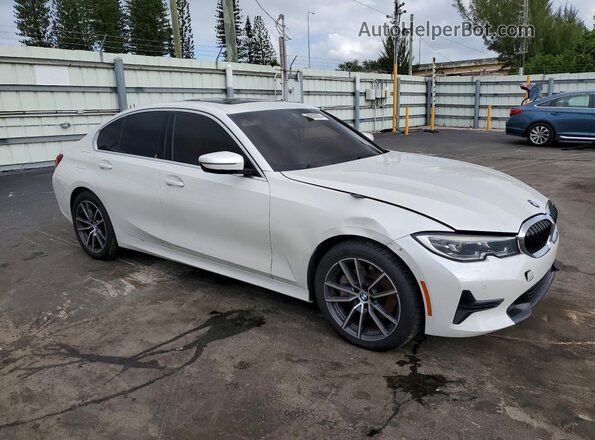 3MW5R1J06M8C07291 2021 BMW 3 SERIES Белый Передняя правая четверть