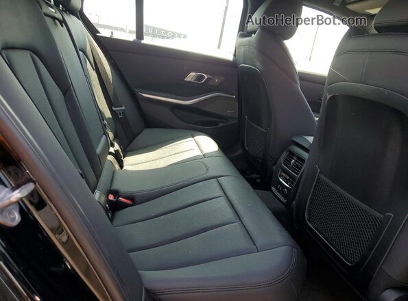 3MW5R1J07L8B15038 2020 BMW 3 SERIES Black Հետևի նստատեղերի տեսք
