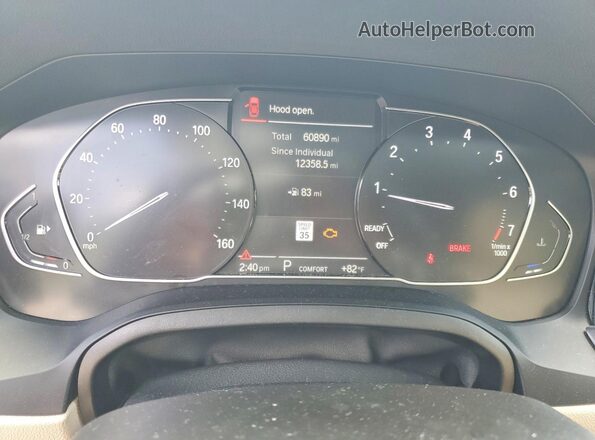 3MW5R1J0XM8B67068 2021 BMW 3 SERIES White Սարքավորումների վահանակի տեսք