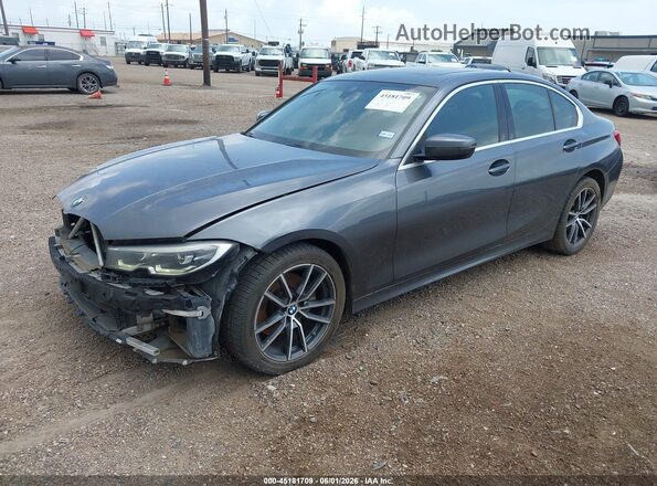 3MW5R7J02L8B09165 2020 BMW 3 SERIES Gray Առջևի ձախ երեք քառորդ տեսարան