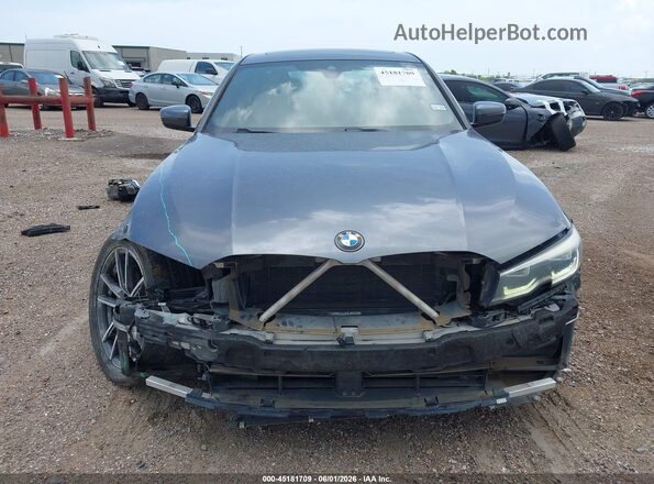 3MW5R7J02L8B09165 2020 BMW 3 SERIES Gray Սալոնի հետևի տեսք