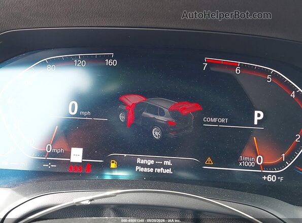 3MW5R7J02L8B29237 2020 BMW 3 SERIES White უკანა სავარძლების ხედი