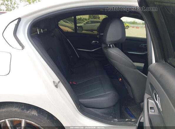 3MW5R7J02L8B29237 2020 BMW 3 SERIES White VIN კოდის სტიკერის ხედი