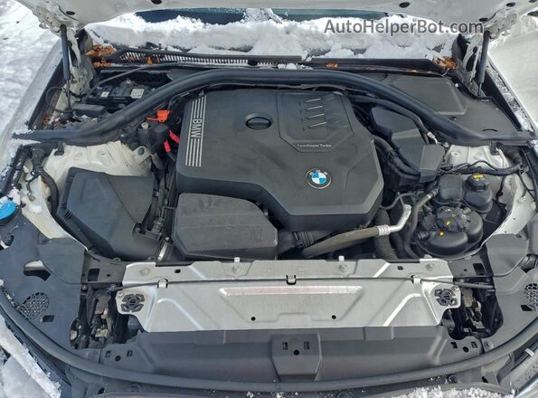 3MW5R7J02L8B38956 2020 BMW 3 SERIES White უკანა სალონის ხედი