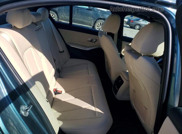 3MW5R7J05L8B45867 2020 BMW 3 SERIES Green Հետևի նստատեղերի տեսք