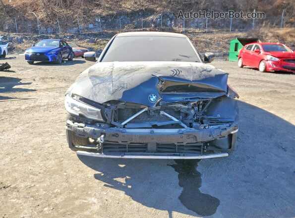 3MW5R7J05M8C07401 2021 BMW 3 SERIES Black Вид спереду