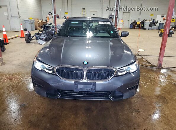 3MW5R7J06M8B75252 2021 BMW 3 SERIES Gray წინა ხედი