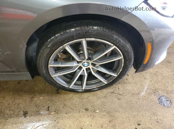 3MW5R7J06M8B75252 2021 BMW 3 SERIES Gray სალონის 360-გრადუსიანი ხედი