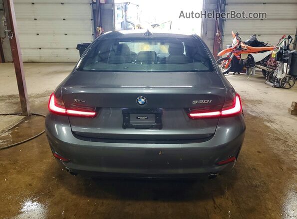 3MW5R7J06M8B75252 2021 BMW 3 SERIES Gray უკანა ხედი