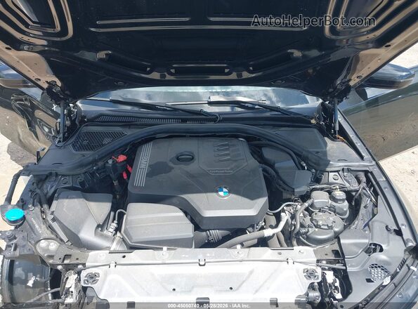 3MW5R7J06N8C32163 2022 BMW 3 SERIES Black Rear view
