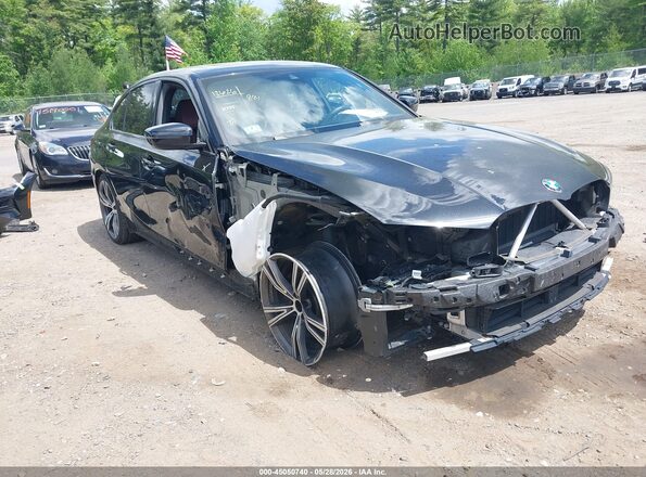 3MW5R7J06N8C32163 2022 BMW 3 SERIES Black Front view