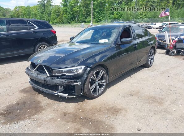3MW5R7J06N8C32163 2022 BMW 3 SERIES Black Front left