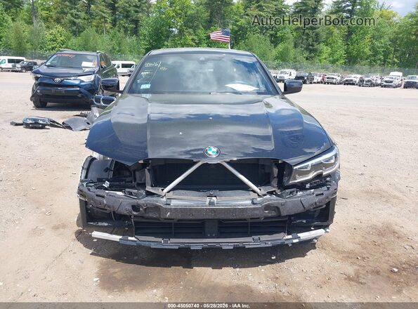 3MW5R7J06N8C32163 2022 BMW 3 SERIES Black Rear interior view