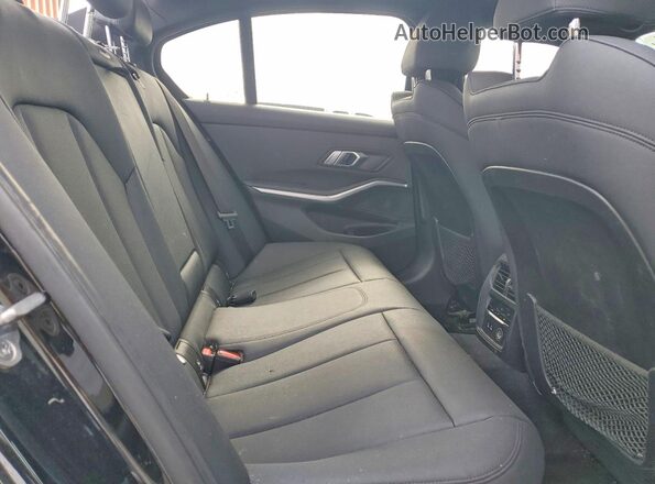 3MW5R7J07L8B20923 2020 BMW 3 SERIES Black Հետևի նստատեղերի տեսք