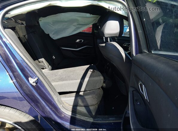 3MW5R7J09L8B12757 2020 BMW 3 SERIES Blue VIN կոդի պիտակի տեսք