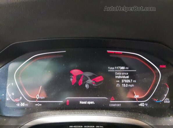 3MW5R7J09L8B20731 2020 BMW 3 SERIES White Հետևի նստատեղերի տեսք