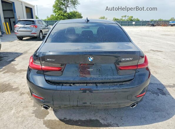 3MW5R7J09M8C19910 2021 BMW 3 SERIES Black Widok z tyłu