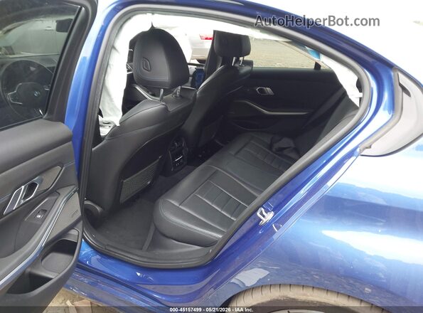 3MW5U7J09L8B31372 2020 BMW M3 Синий Вид наклейки с VIN-кодом