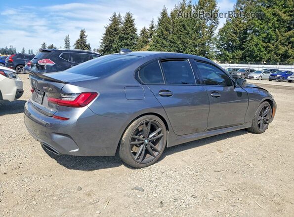 3MW5U7J0XN8C34643 2022 BMW M3 Gray 