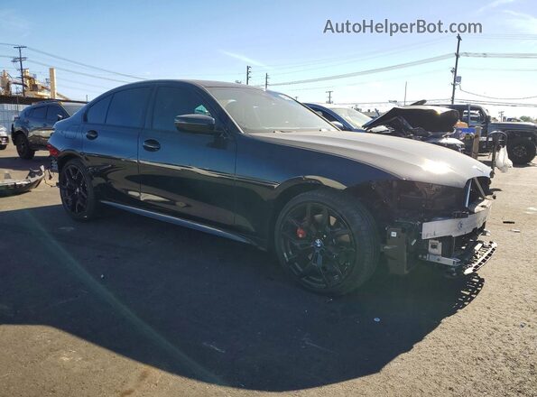 3MW69CW02S8F09344 2025 BMW 3 SERIES Черный Передняя правая четверть