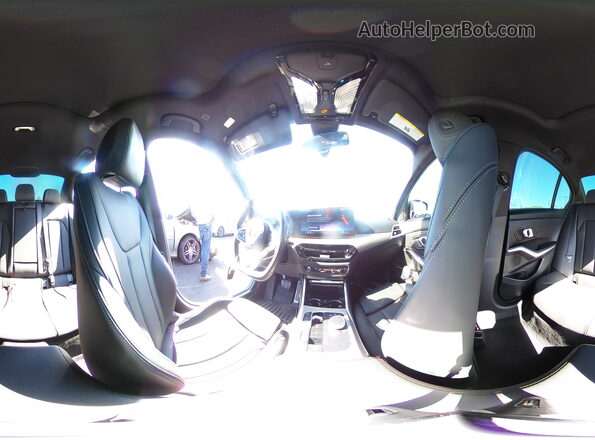 3MW69CW02S8F09344 2025 BMW 3 SERIES Черный Панорамный вид салона 360°