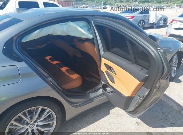 3MW69FF02P8D00114 2023 BMW 3 SERIES Gray Vista de la etiqueta del VIN