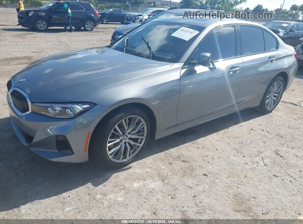 3MW69FF02P8D00114 2023 BMW 3 SERIES Gray Vista tres cuartos delantera izquierda