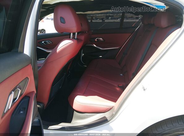 3MW69FF04P8D57057 2023 BMW 3 SERIES White Widok naklejki z numerem VIN
