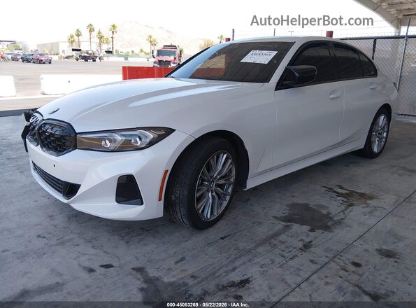 3MW69FF04P8D57057 2023 BMW 3 SERIES White Przód lewy