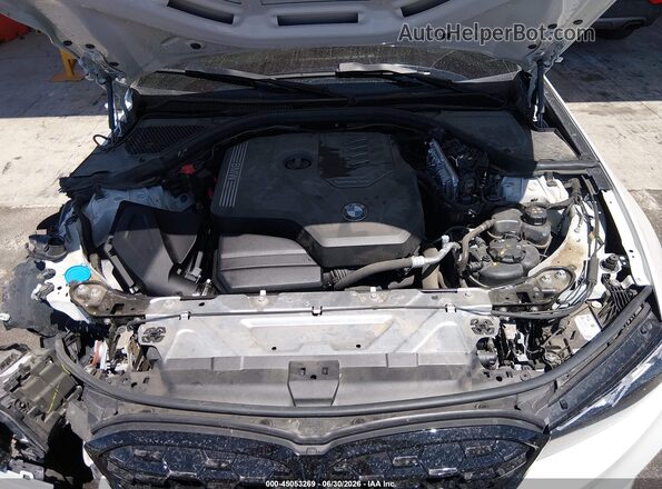 3MW69FF04P8D57057 2023 BMW 3 SERIES White Widok z tyłu