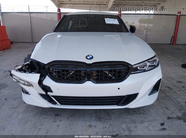 3MW69FF04P8D57057 2023 BMW 3 SERIES White Widok wnętrza z tyłu