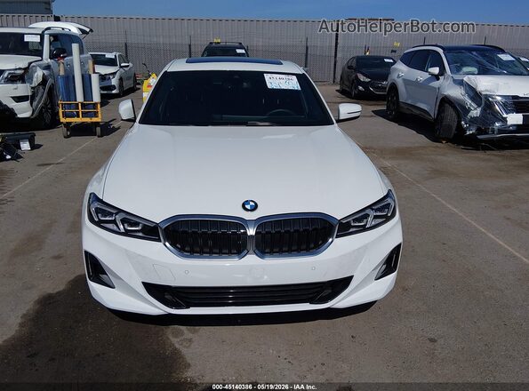3MW69FF04R8E85267 2024 BMW 3 SERIES White Instrument cluster view