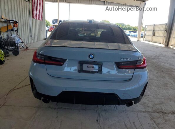 3MW69FF08P8C84615 2023 BMW 3 SERIES Gray Rear view