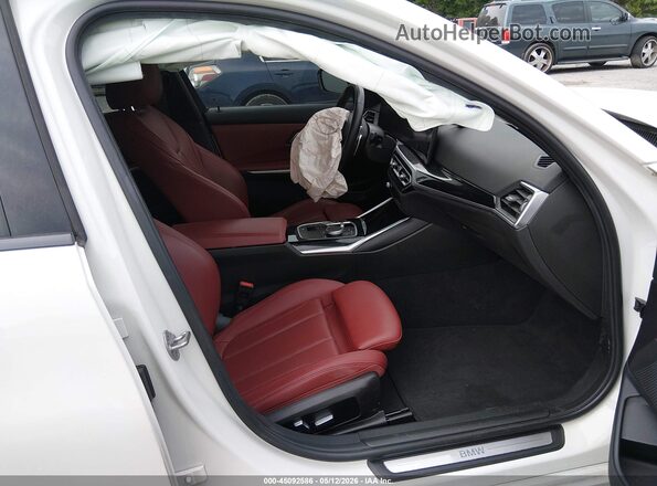 3MW69FF09P8D00014 2023 BMW 3 SERIES White წინა სალონის ხედი