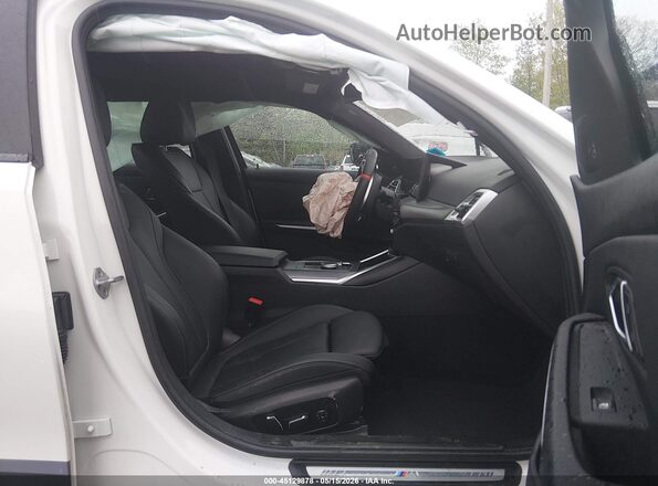 3MW69FT01S8F50652 2025 BMW M3 White Front interior view