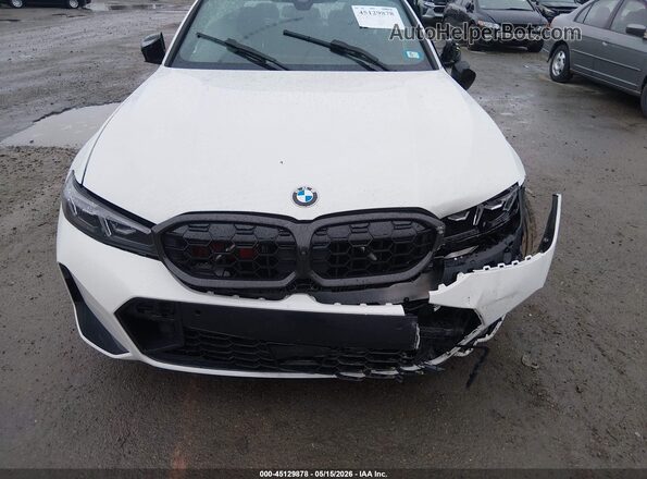3MW69FT01S8F50652 2025 BMW M3 White Front view
