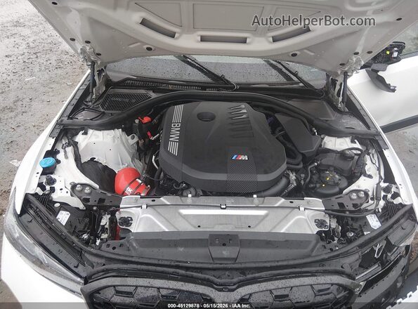 3MW69FT01S8F50652 2025 BMW M3 White Rear view
