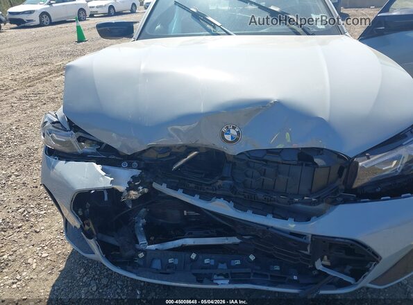 3MW69FT04S8F18715 2025 BMW M3 Gray Հետևի տեսք
