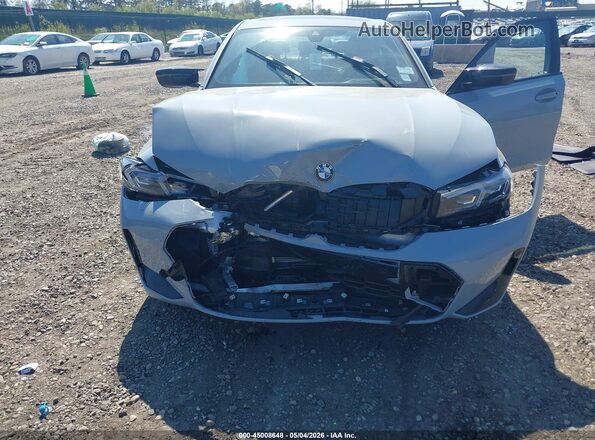 3MW69FT04S8F18715 2025 BMW M3 Gray Դիմացի տեսք