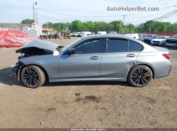 3MW69FT05S8F28217 2025 BMW M3 Gray Սալոնի 360 աստիճան տեսք