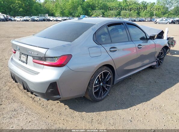 3MW69FT05S8F28217 2025 BMW M3 Gray Հետևի աջ