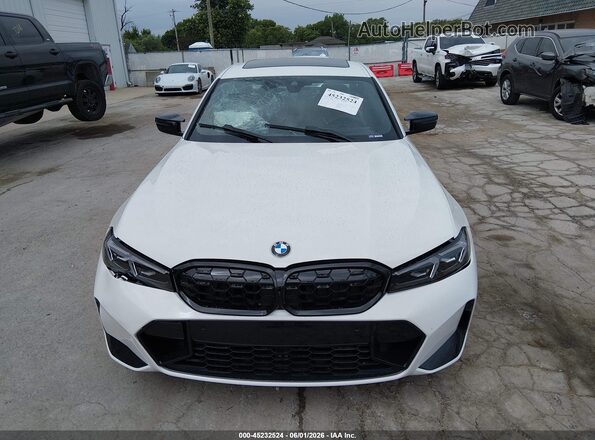 3MW69FT07T8G35643 2026 BMW M3 White Սարքավորումների վահանակի տեսք