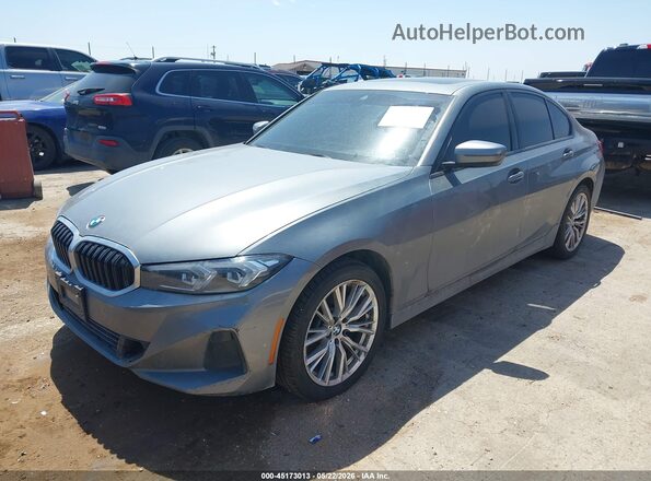 3MW89FF00P8D55931 2023 BMW 3 SERIES Silver წინა მარცხენა ხედი სამი მეოთხედიდან